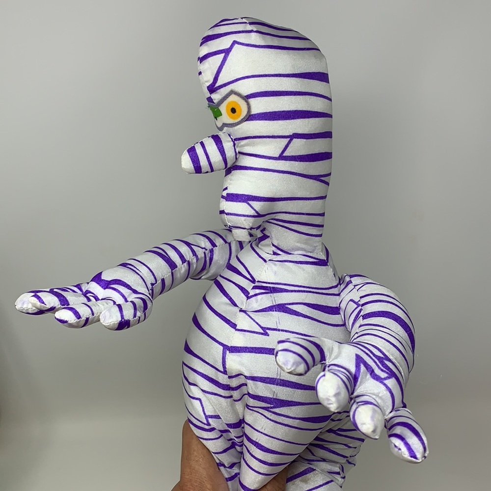 Vintage 1997 Monster Bash Gibson Greetings mummy Halloween stuffed doll RARE - Picture 4 of 17